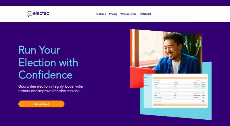 Electeo's own site
