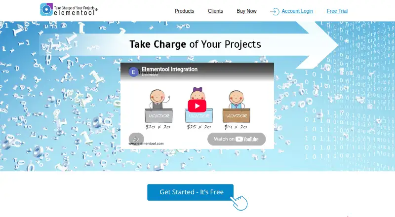 Elementool's own site