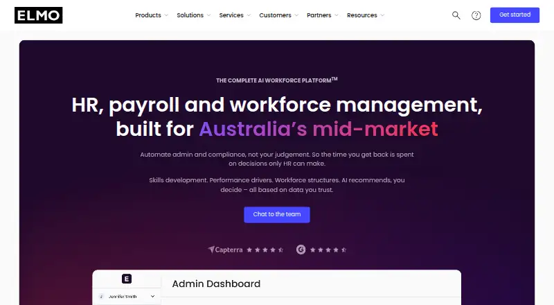 ELMO Software's own site