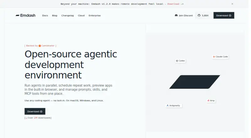 Emdash's own site