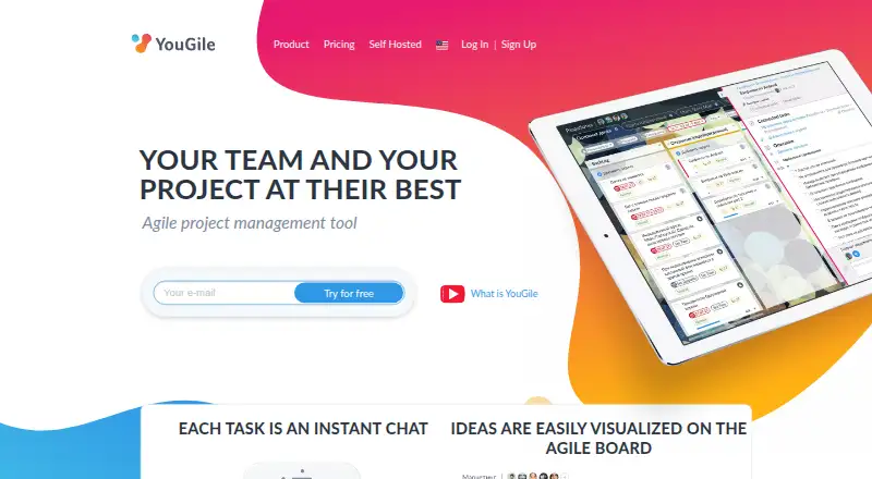YouGile's own site