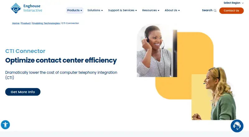 Enghouse CTI Connector's own site