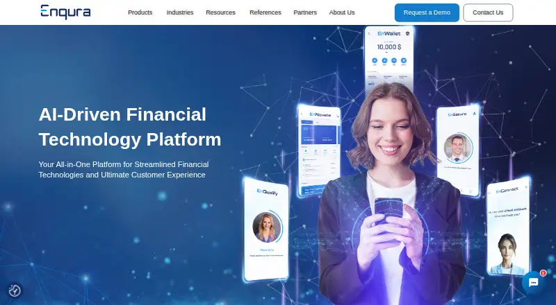 Enqura Digital Banking Platform's own site