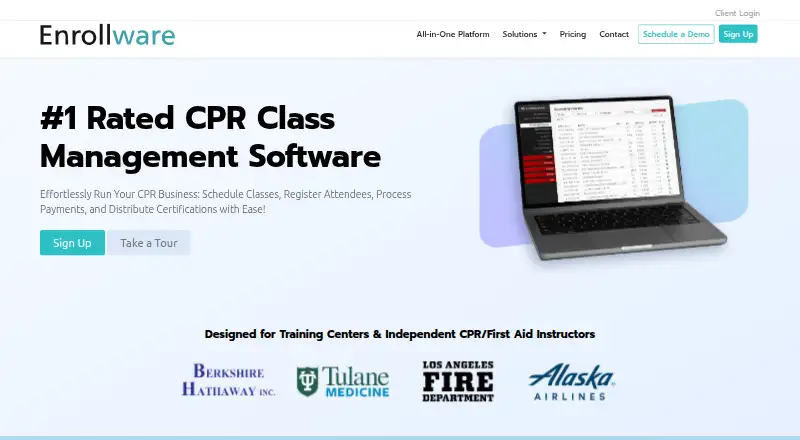 Enrollware's own site