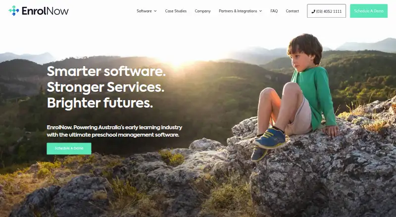EnrolNow's own site
