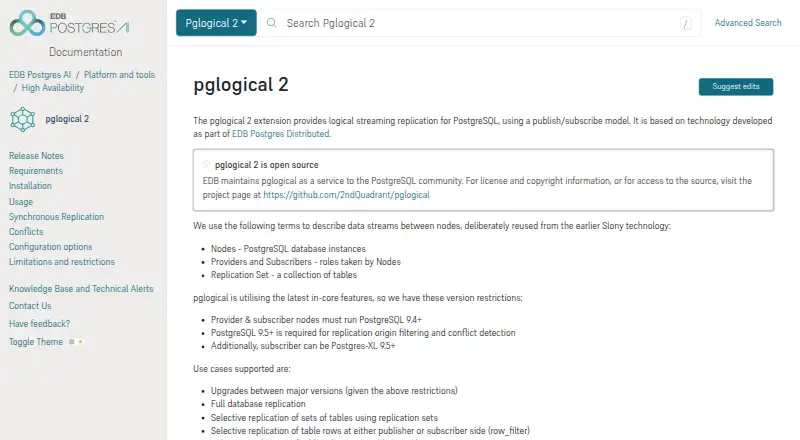 pglogical's own site