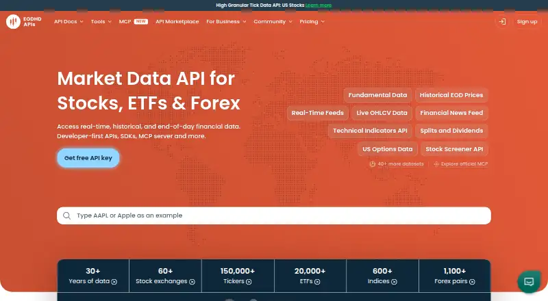 EODHD's own site