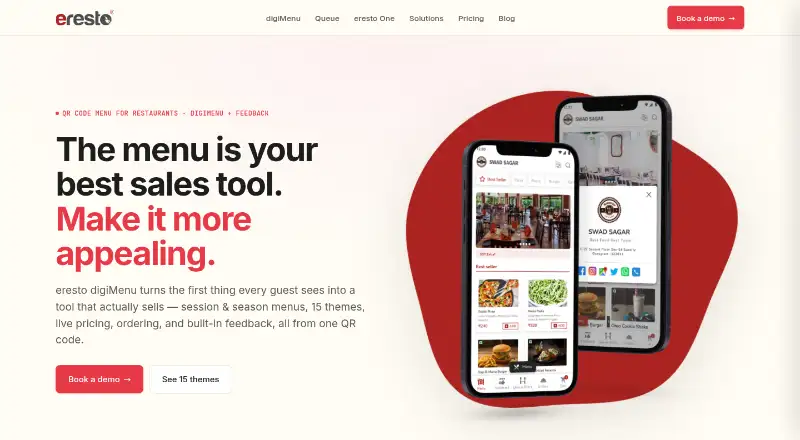 eresto digiMenu's own site