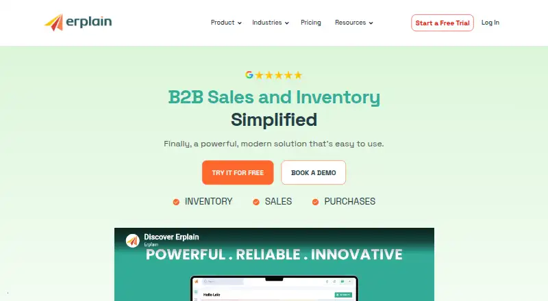 Erplain's own site