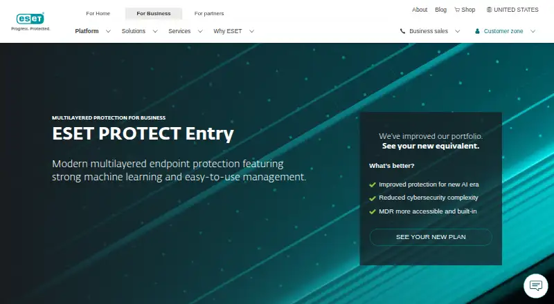 ESET Mobile Threat Defense's own site