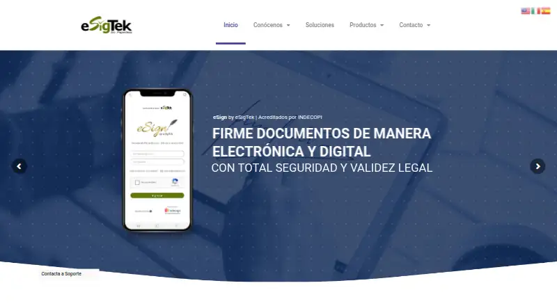 eSigTek's own site