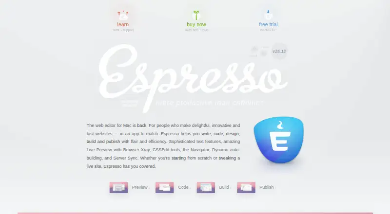 Espresso's own site