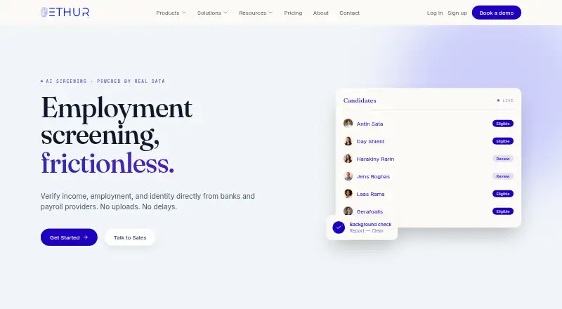 Ethur's own site