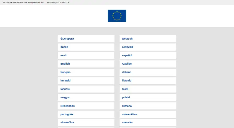 Europass's own site