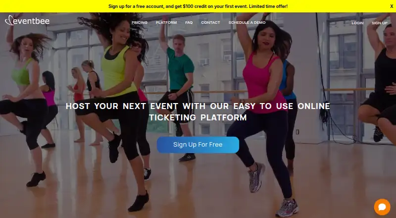 Eventbee's own site