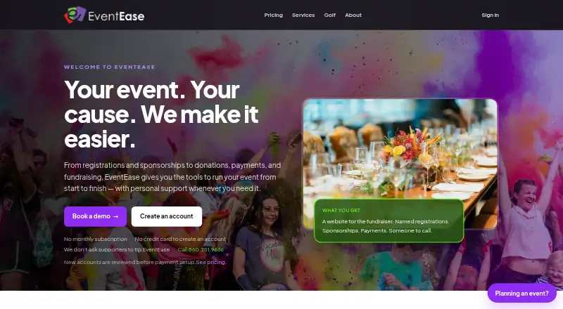 EventEase's own site