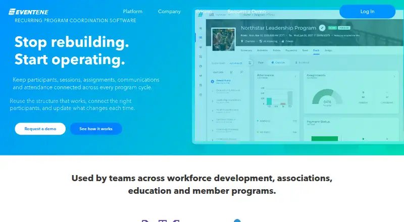 Eventene's own site