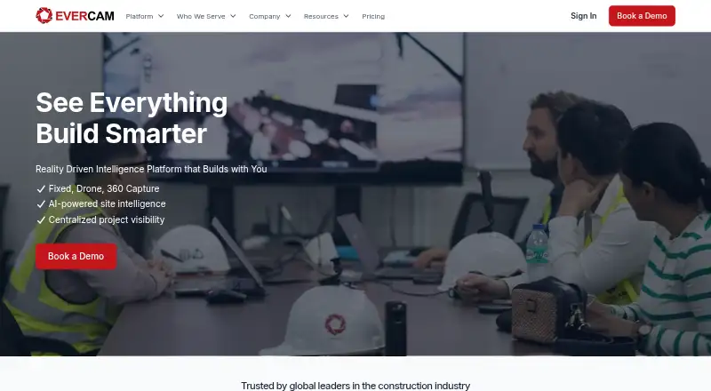 Evercam's own site