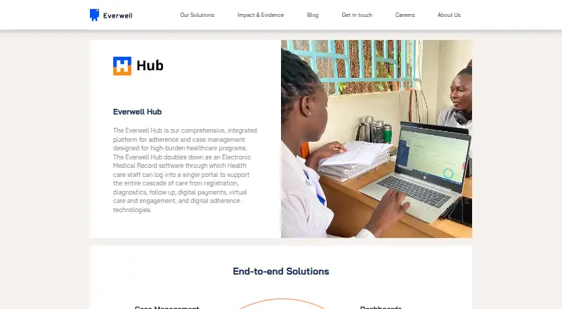 Everwell Hub's own site