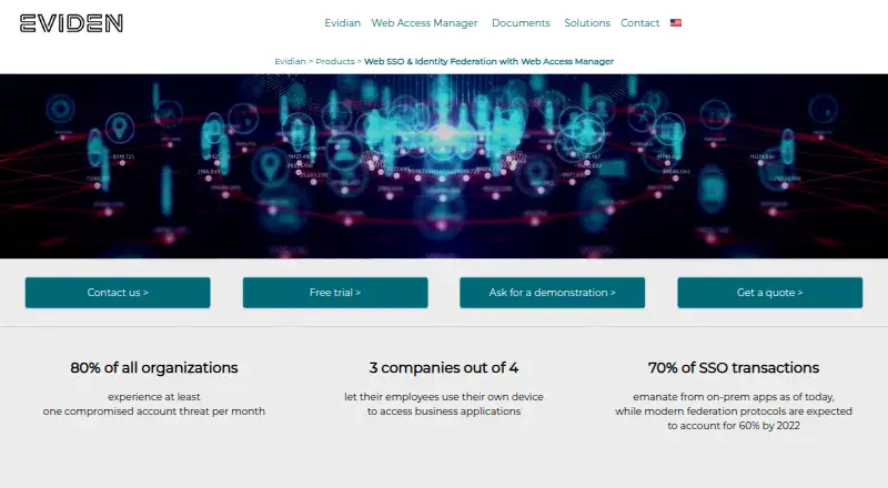 Evidian Authenticator's own site