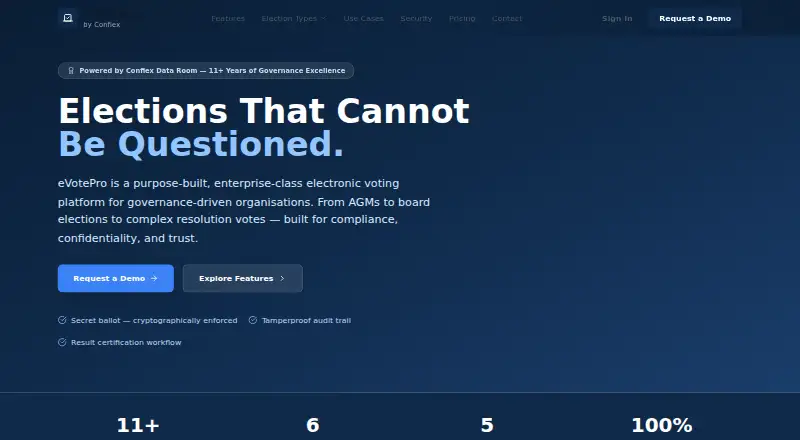 eVotePro's own site