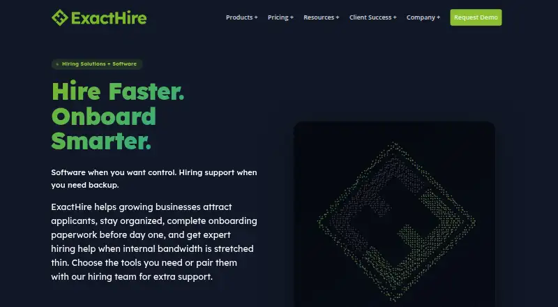 ExactHire's own site