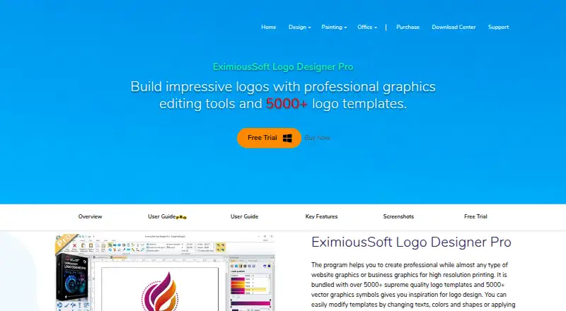 EximiousSoft Logo Designer Pro's own site
