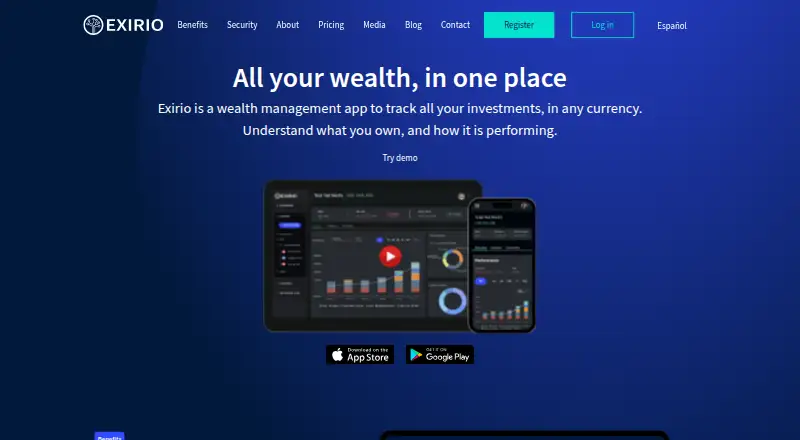 Exirio's own site