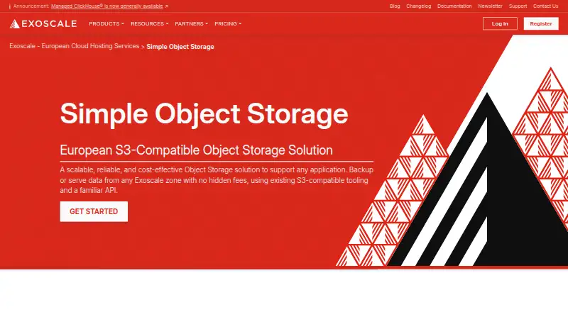 Exoscale SOS's own site