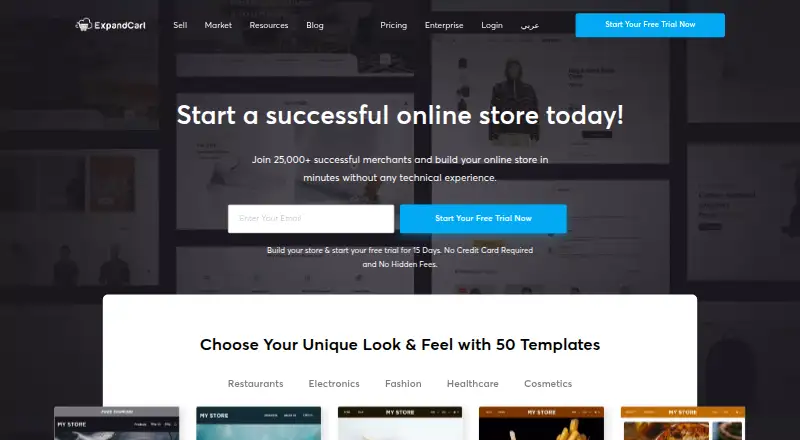 ExpandCart's own site