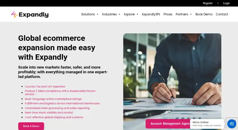 Expandly's own site