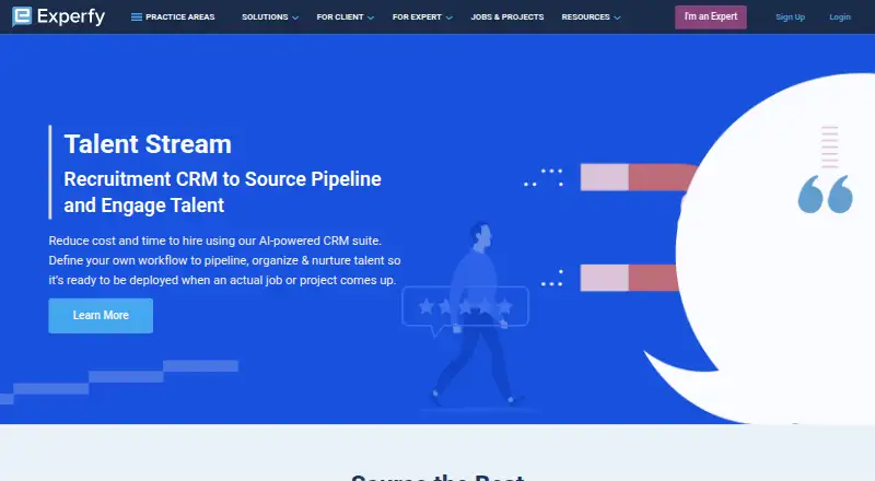 Experfy Talent Stream's own site