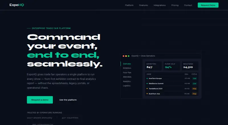 ExpoHQ's own site