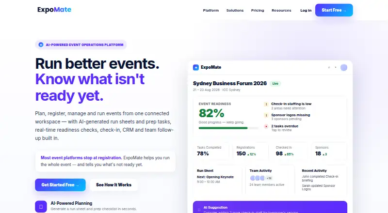 ExpoMate's own site