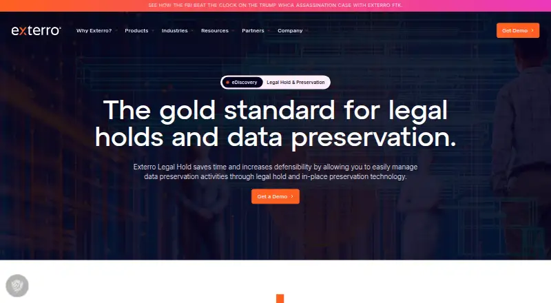 Exterro Legal Hold's own site