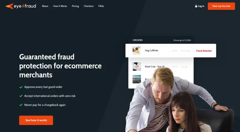 Eye4Fraud's own site