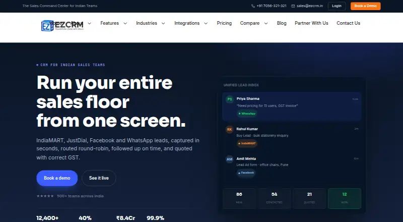 EZCRM's own site