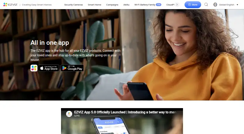EZVIZ's own site