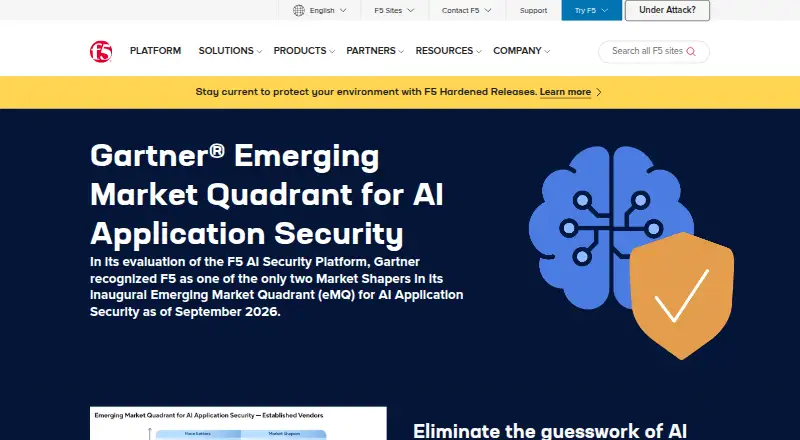 F5 Distributed Cloud Load Balancing's own site