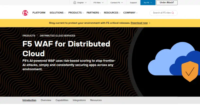 F5 WAF for Distributed Cloud's own site