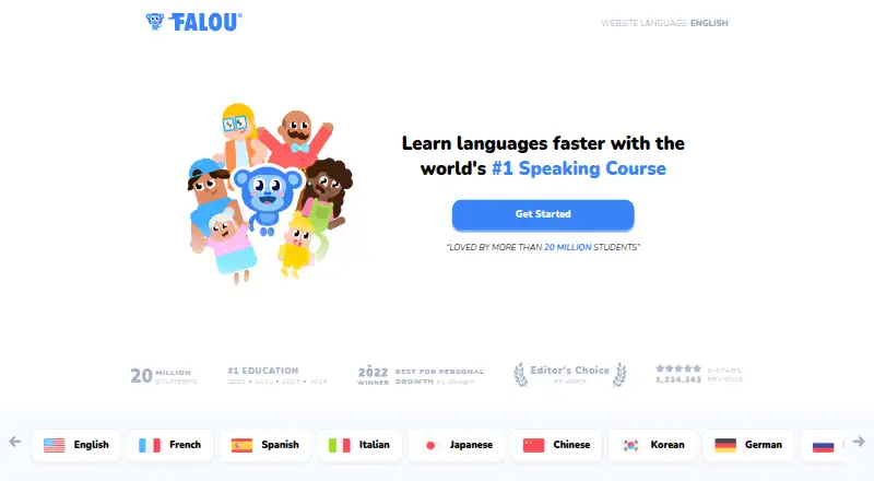 Falou's own site
