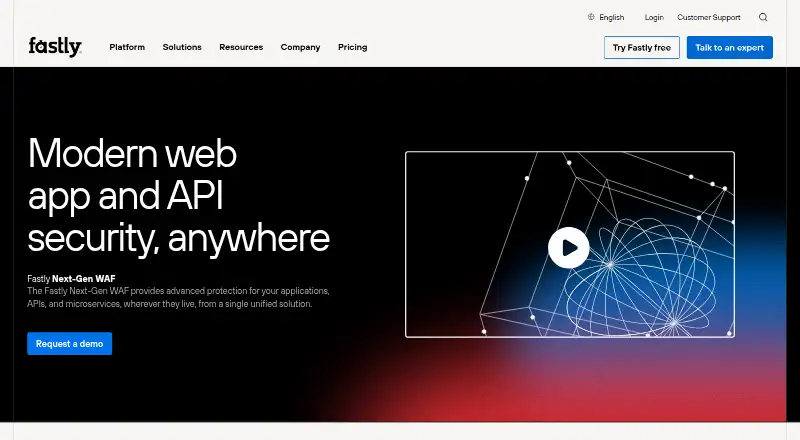 Fastly Next-Gen WAF's own site