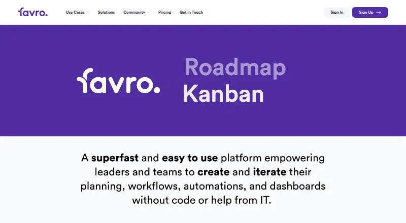 Favro's own site