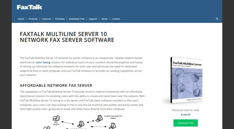 FaxTalk Multiline Server's own site
