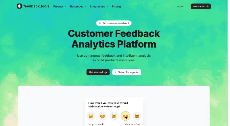 feedback.tools's own site
