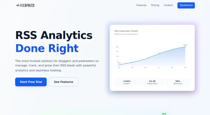 FeedPress's own site
