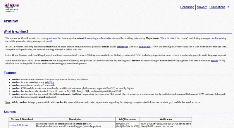 ezmlmx's own site