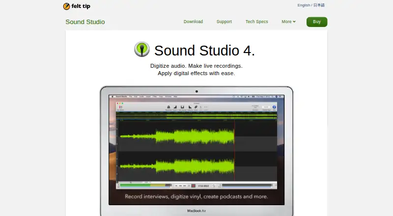 Sound Studio's own site