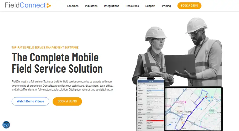 FieldConnect's own site