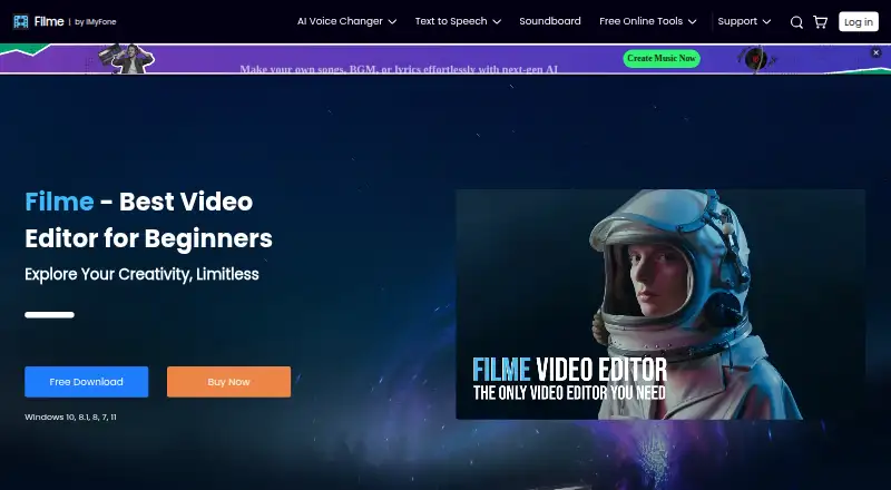 iMyFone Filme's own site
